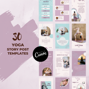 30 Yoga Instagram Story Templates