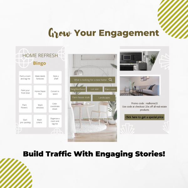 Real Estate Instagram Story Templates - Engaging Story Posts