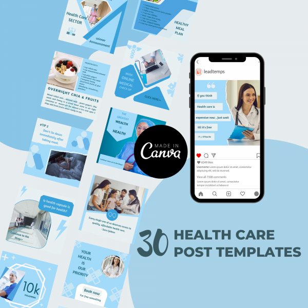 30 health care Instagram posts