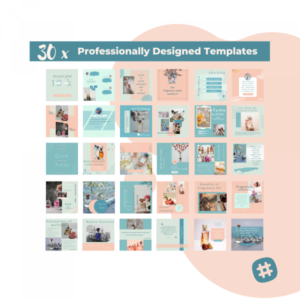 Instagram fragrance post templates - Professional Designs