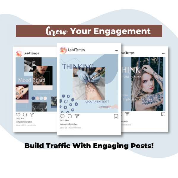 Tattooing Instagram posts - Engaging Posts