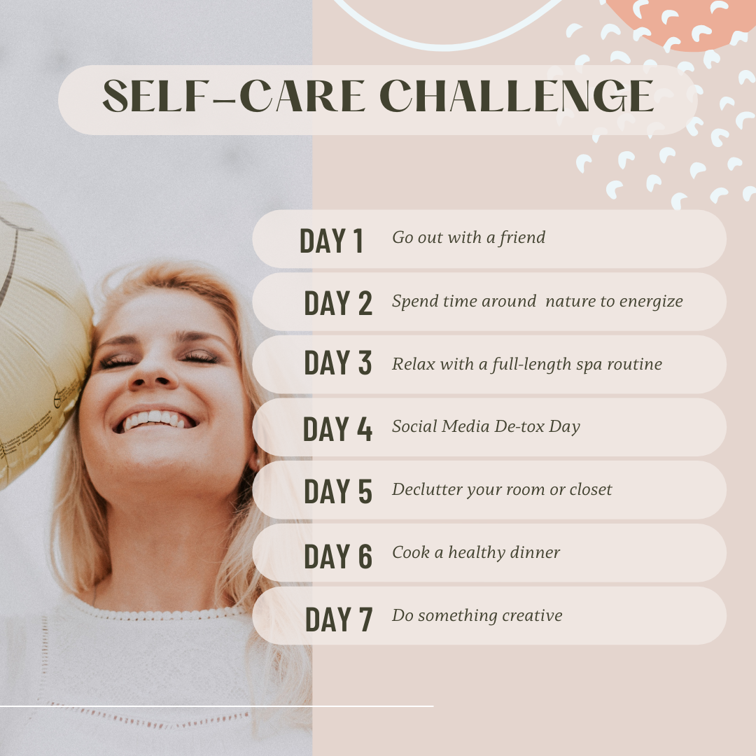 Free Wellness Challenge Post, Instagram, Facebook